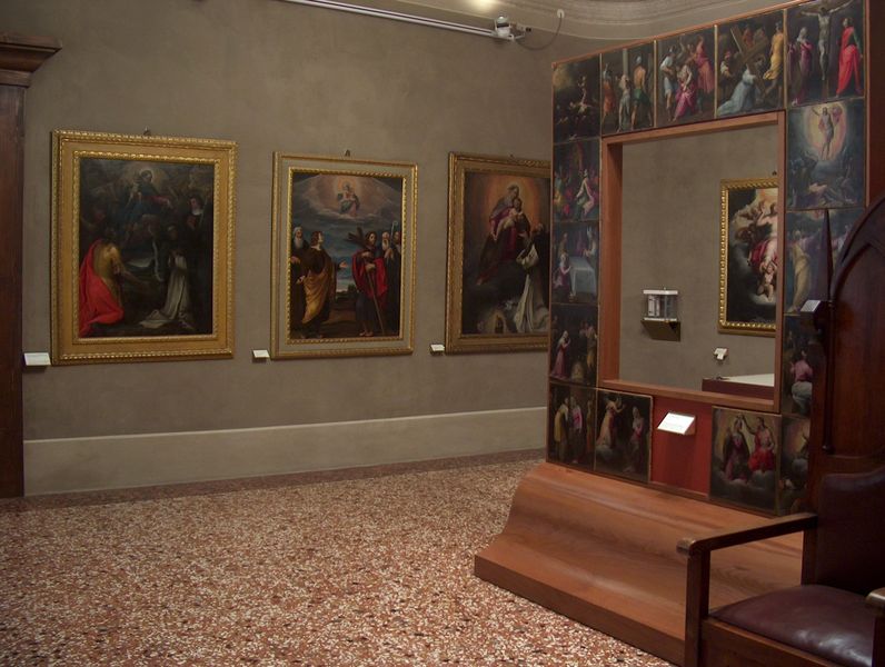 Le sale espositive nell'antico Palazzo della Partecipanza